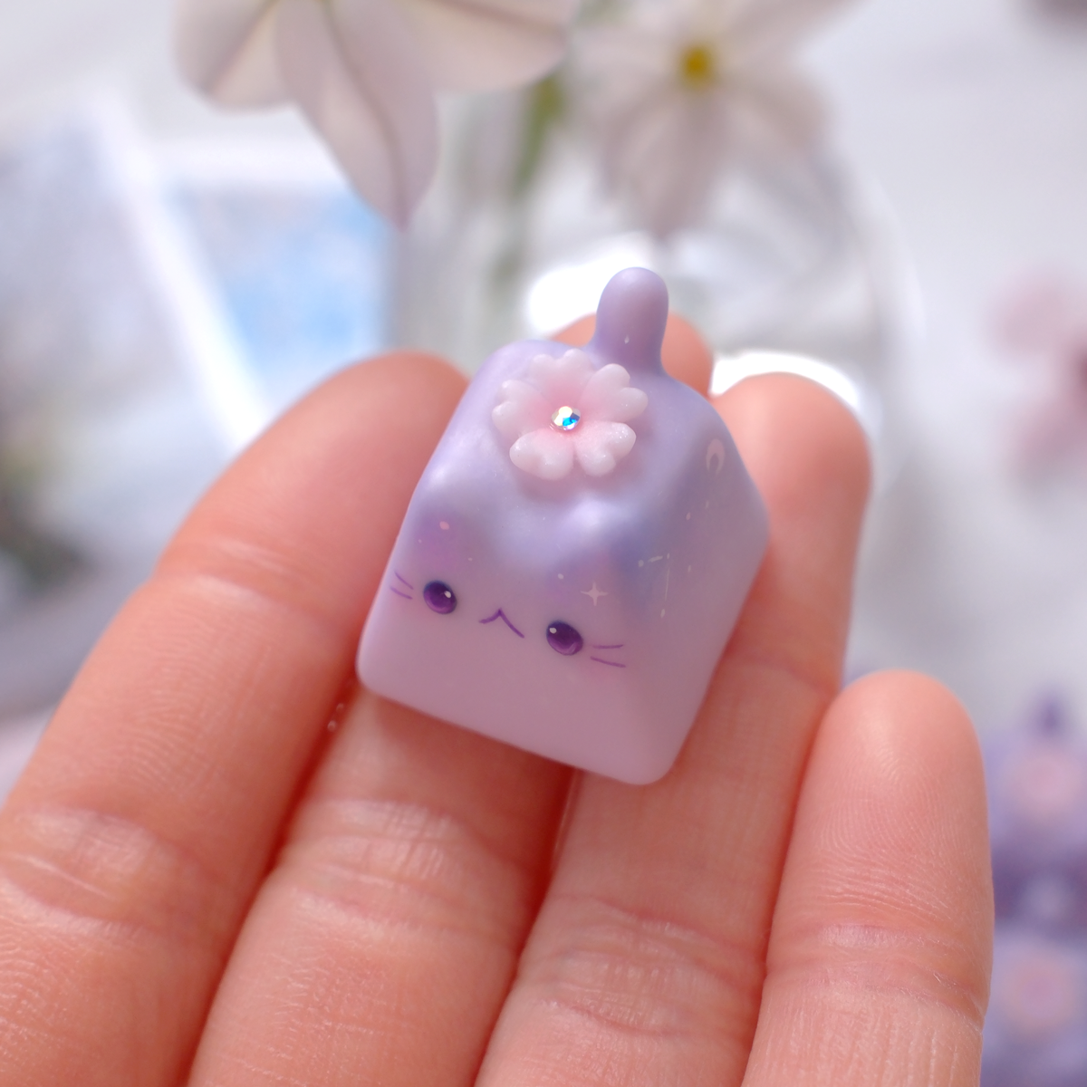 Kitty Keycaps - Dusk Sakura