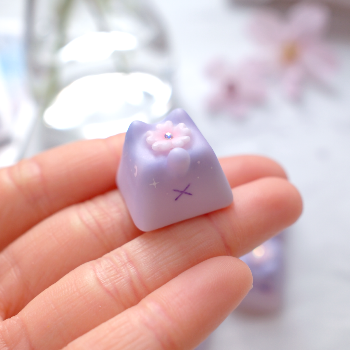 Kitty Keycaps - Dusk Sakura