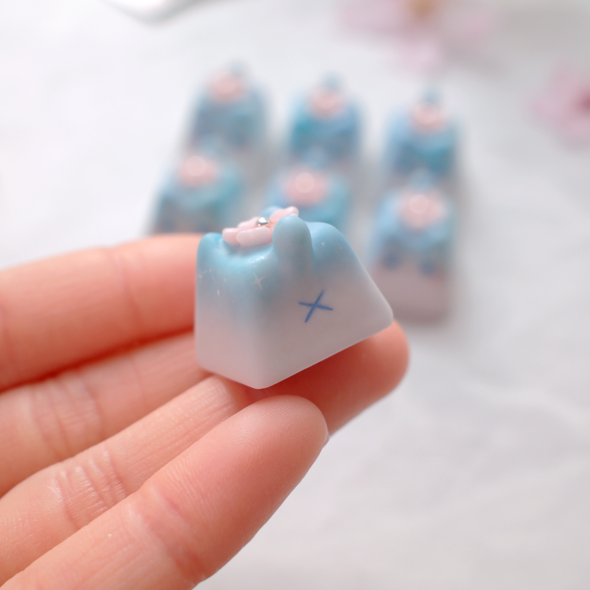 Kitty Keycaps - Dawn Sakura
