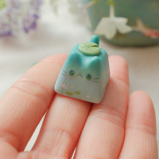 Kitty Keycaps - Lily Pads