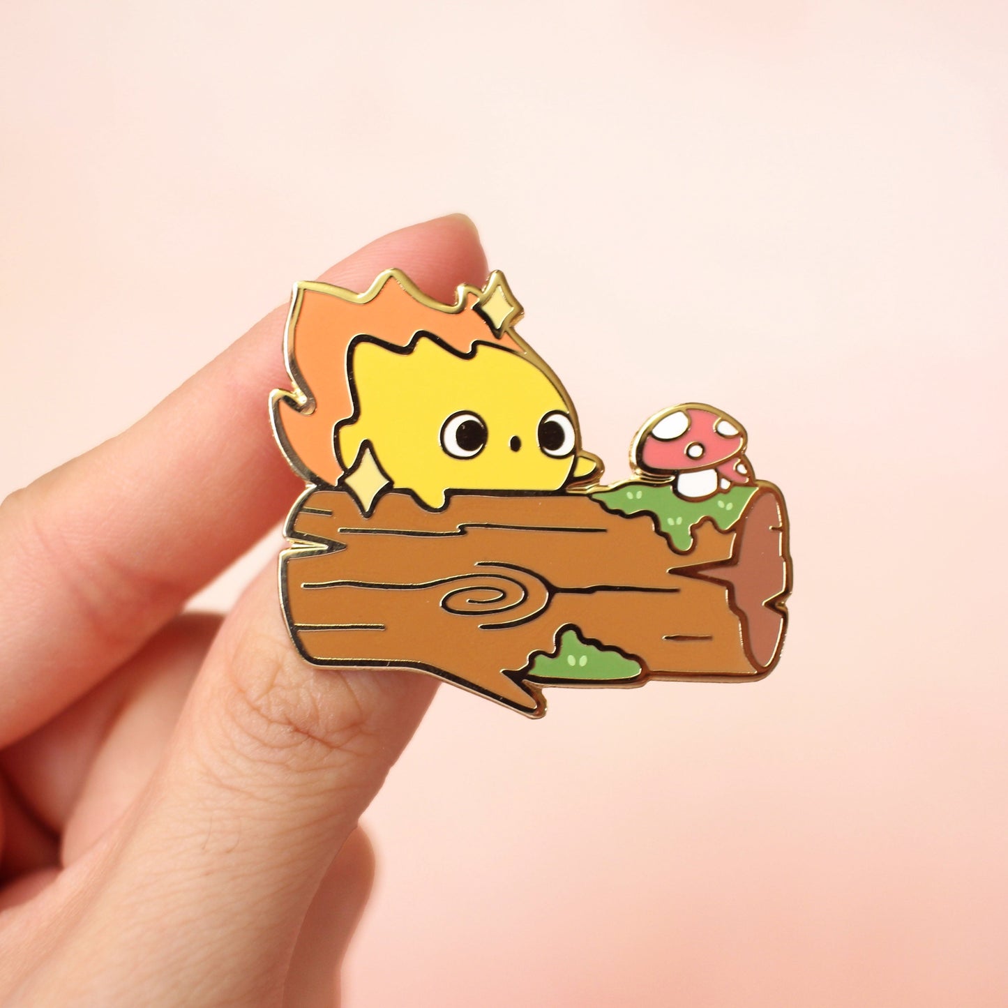 Travel Buddy - Fiery Forager Enamel Pin