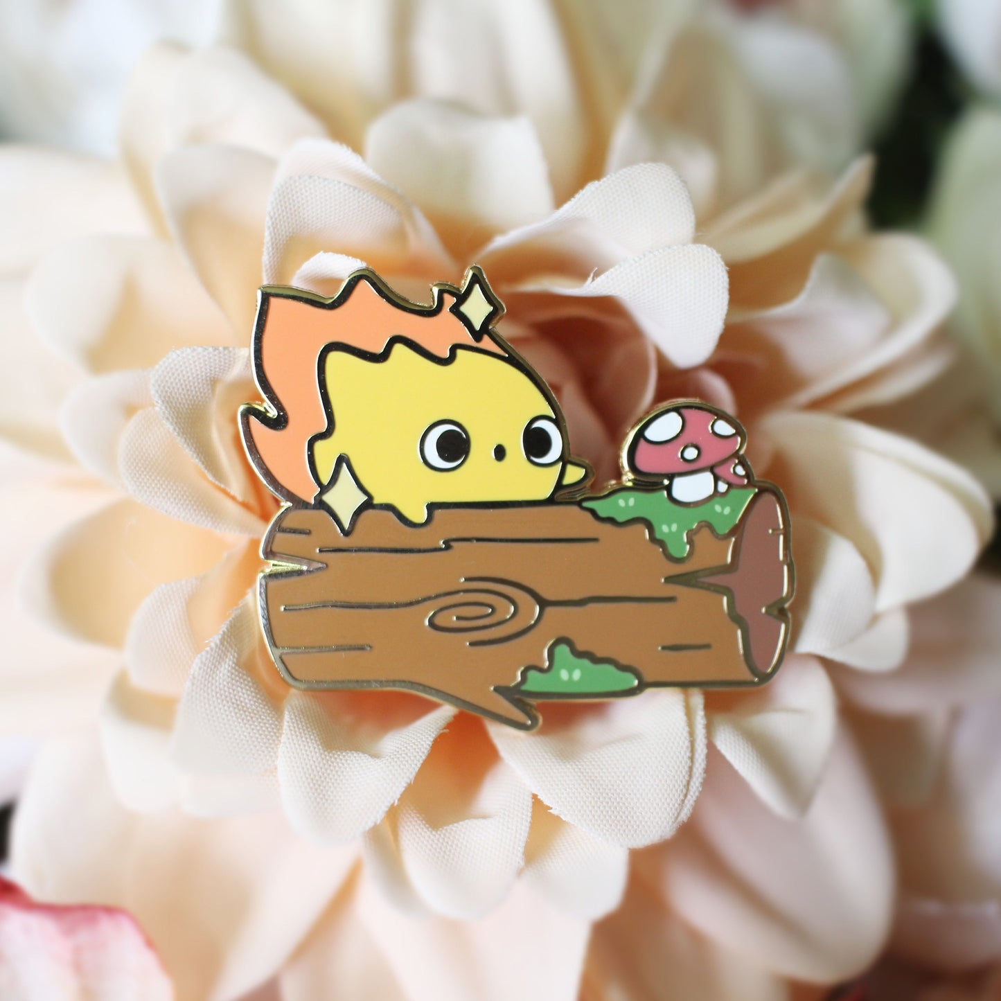 Travel Buddy - Fiery Forager Enamel Pin