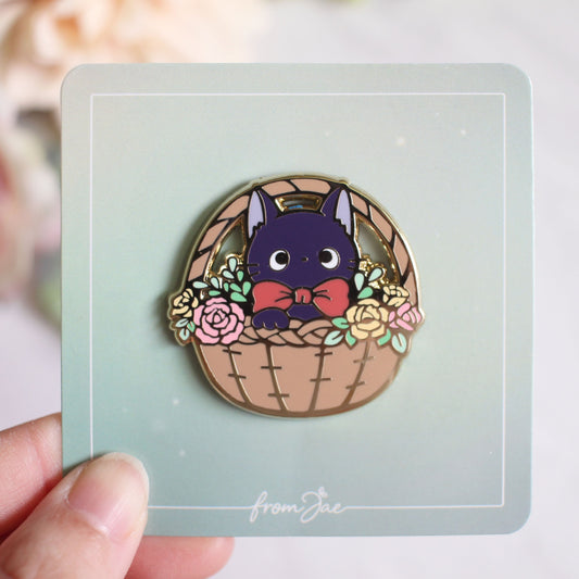 Travel Buddy - Basket of Joy Enamel Pin