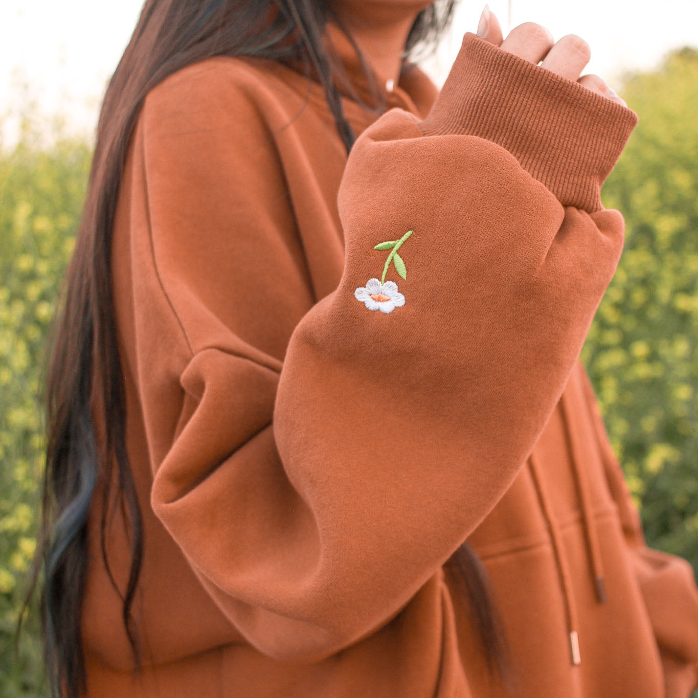 Blossom the Calf - Embroidered Hoodie (Unisex Sizes XS - 2XL)