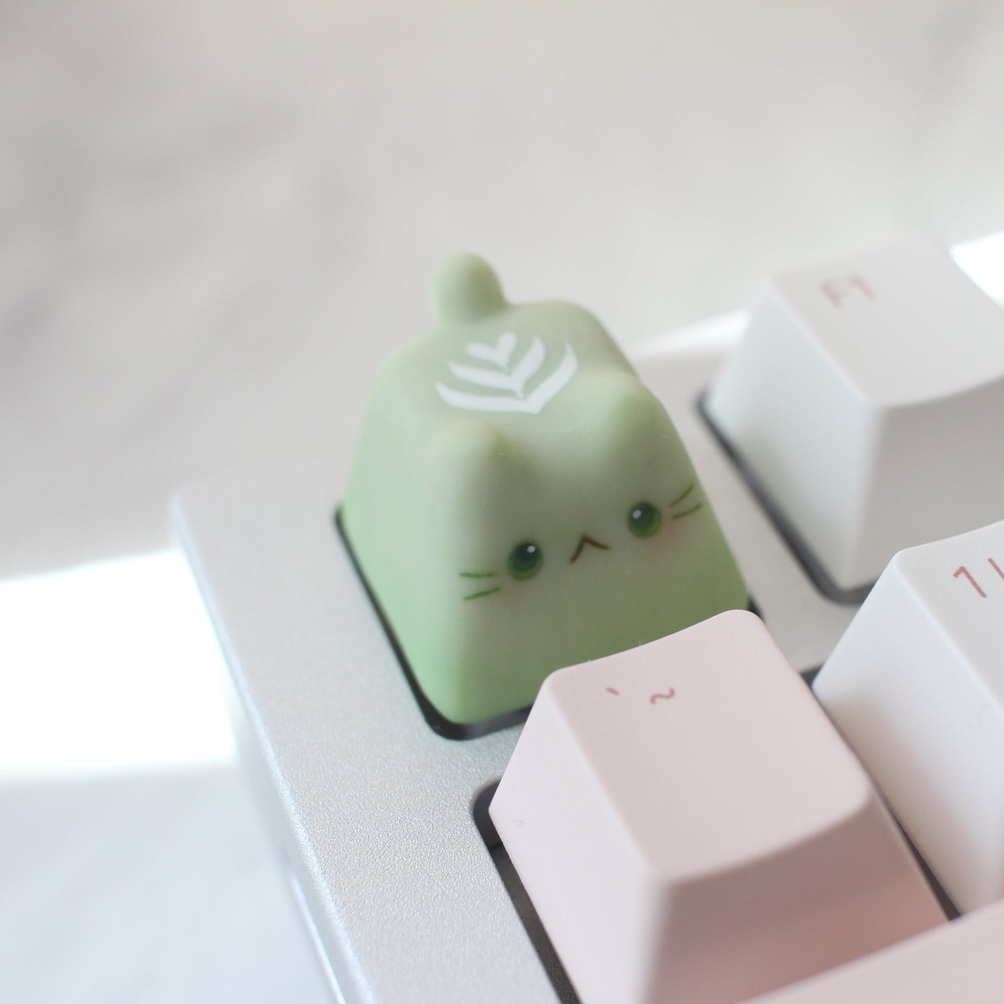 Kit-tea Keycaps - Matcha Latte