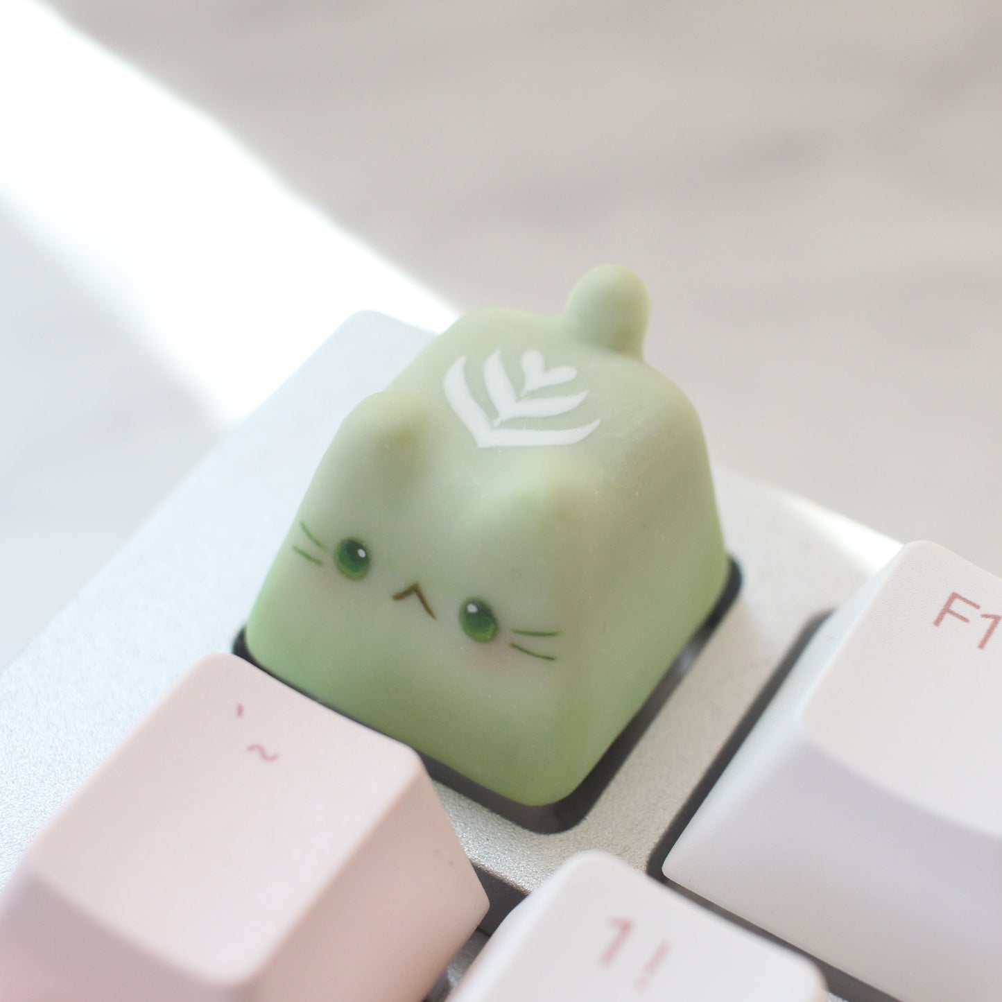 Kit-tea Keycaps - Matcha Latte