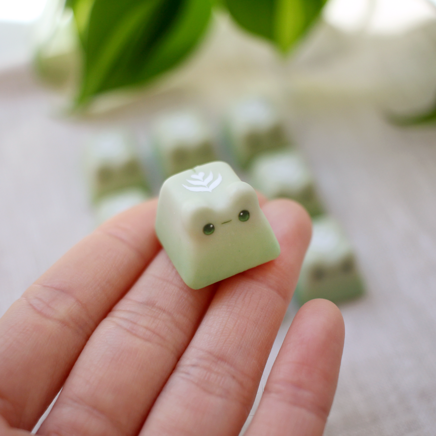 Matcha Latte Froggie Keycap