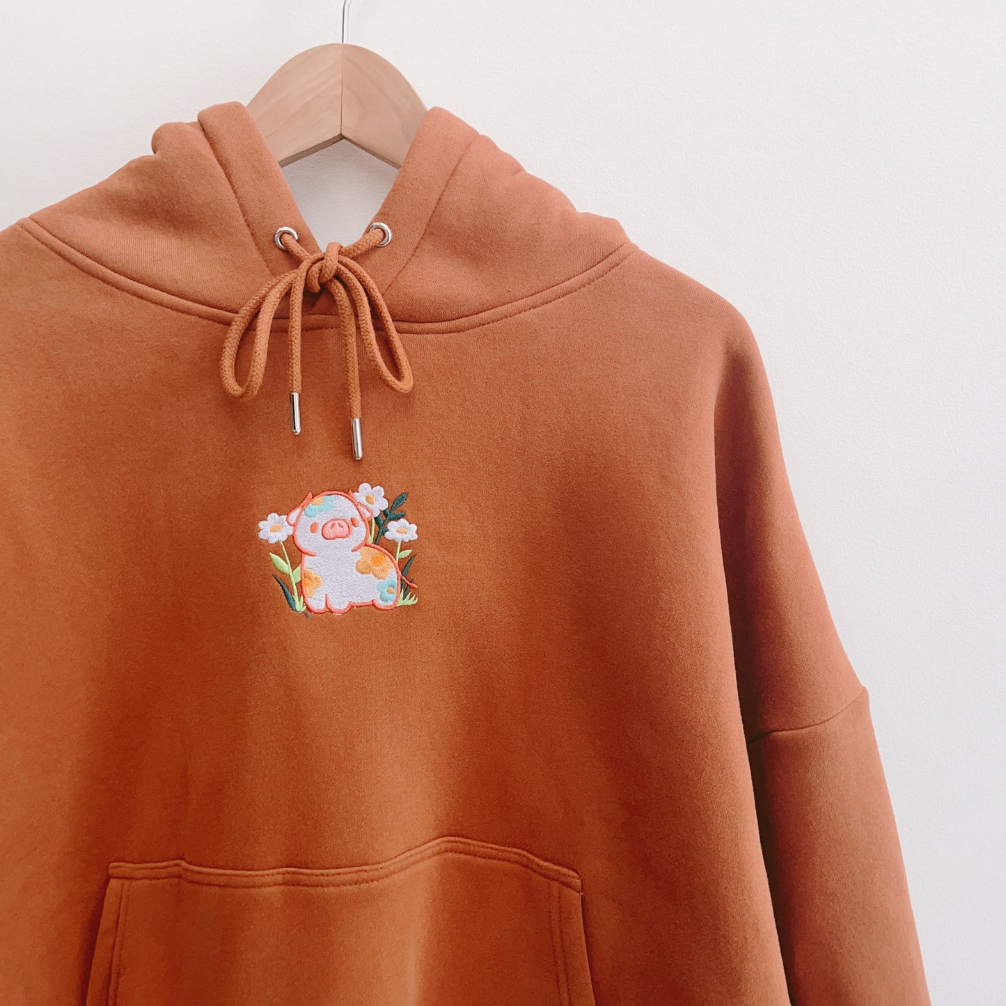 Blossom the Calf - Embroidered Hoodie (Unisex Sizes XS - 2XL)