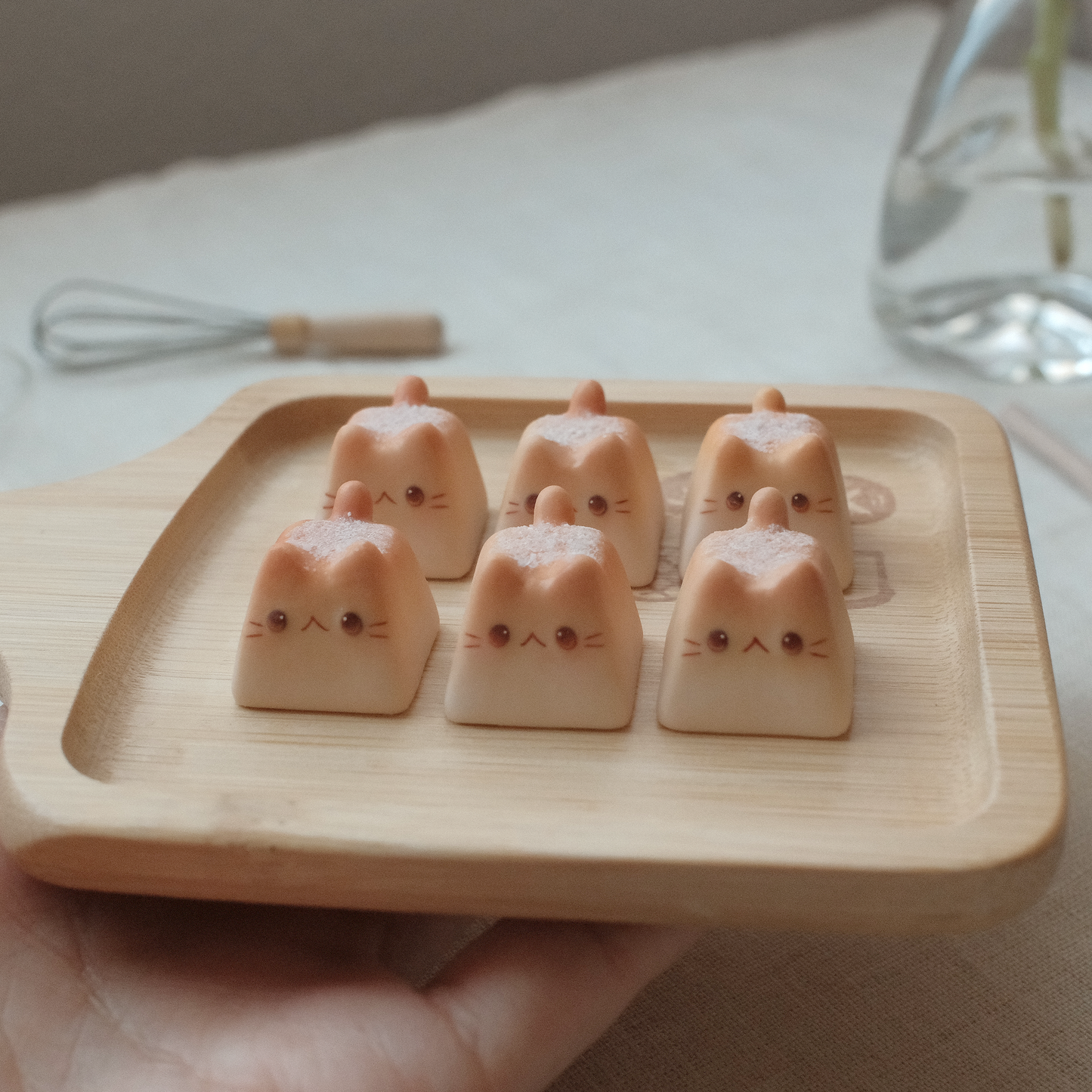 Kitty Keycap - Sugar Milk Bread