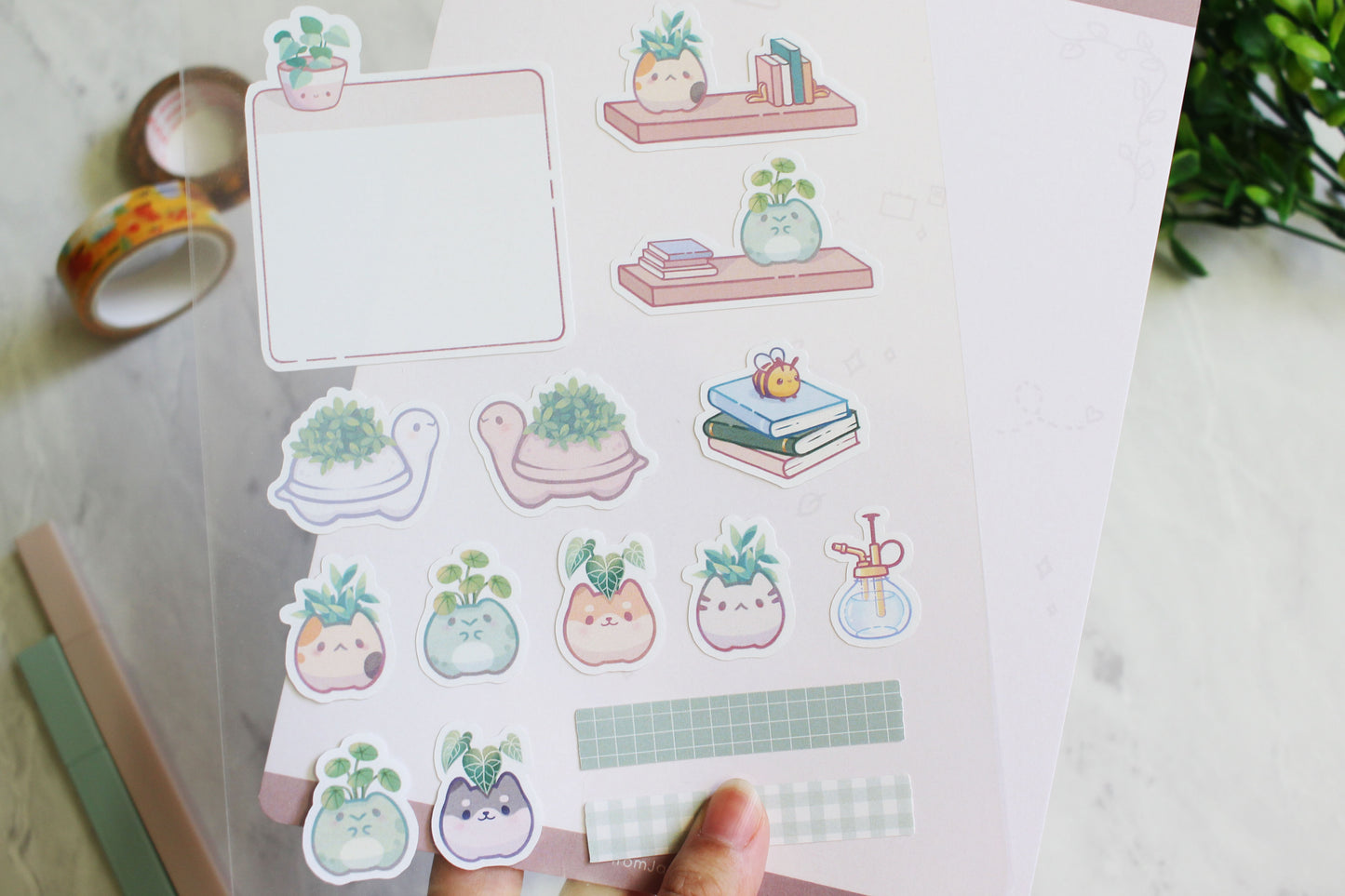 House Plants Buddies Sticker Sheet