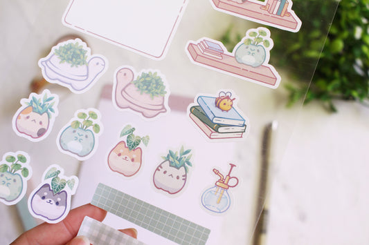 House Plants Buddies Sticker Sheet