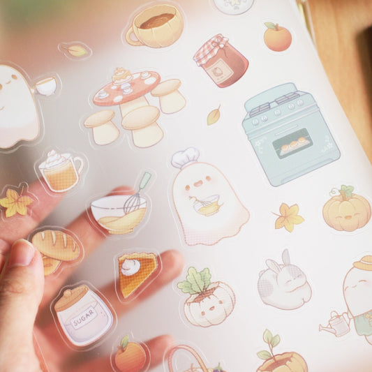 Cozy Cottage Soulings Sticker Sheet - Semi-transparent