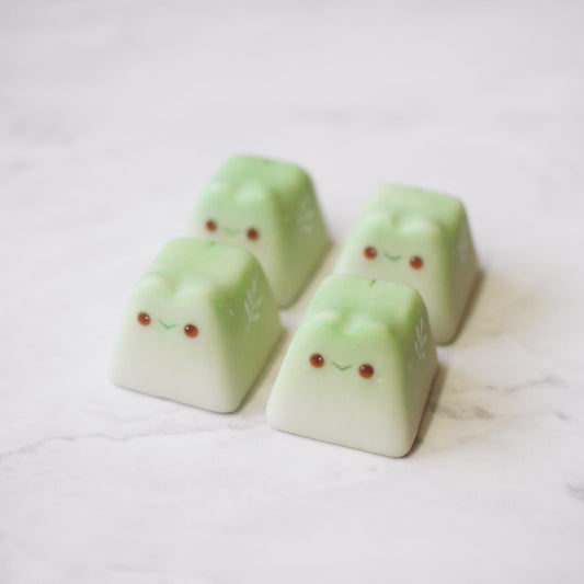 Froggo Keycaps - Green Tea Mochi Froggos