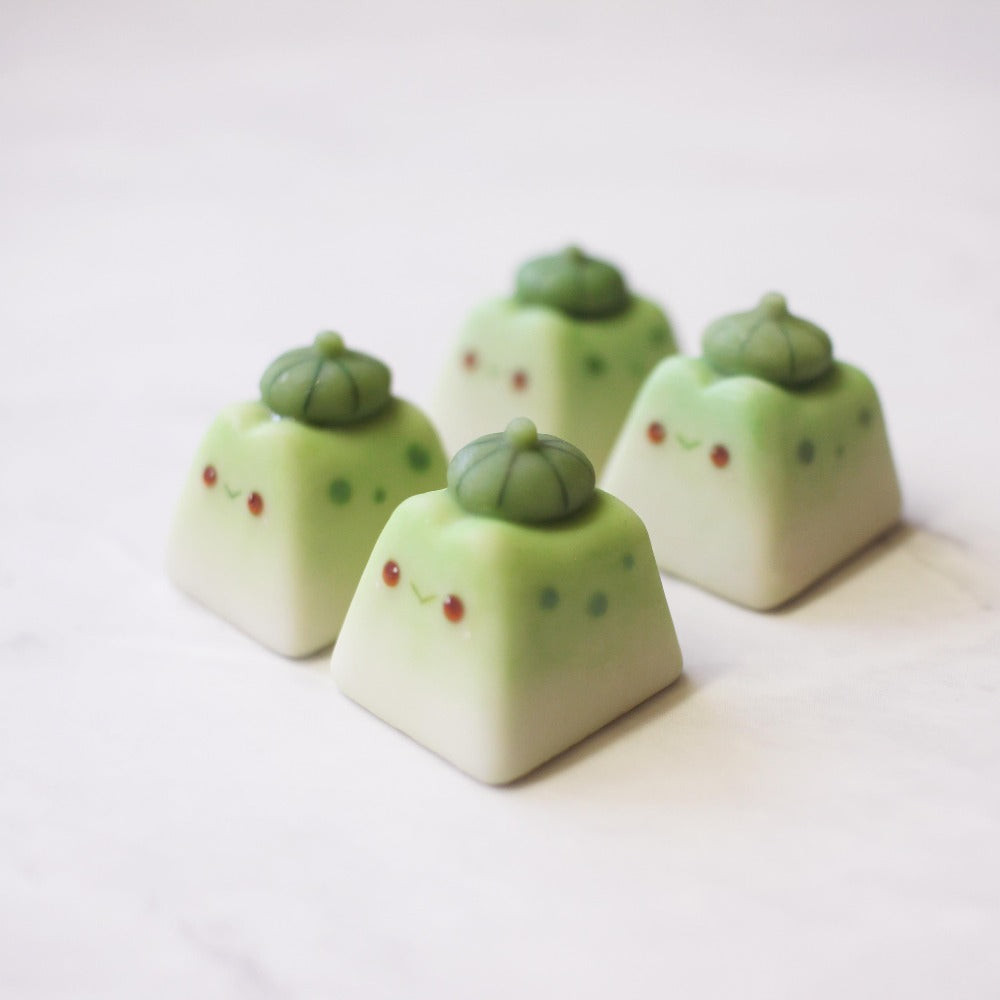 Froggo Keycaps - Green Pumpkin Beret