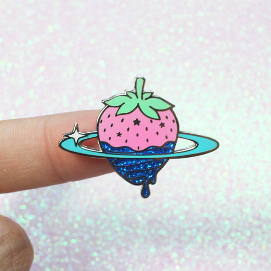 Intergalactreat: Star-dipped Berry - Hard Enamel Pin