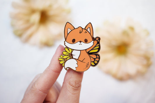 Monarch Fox Pin