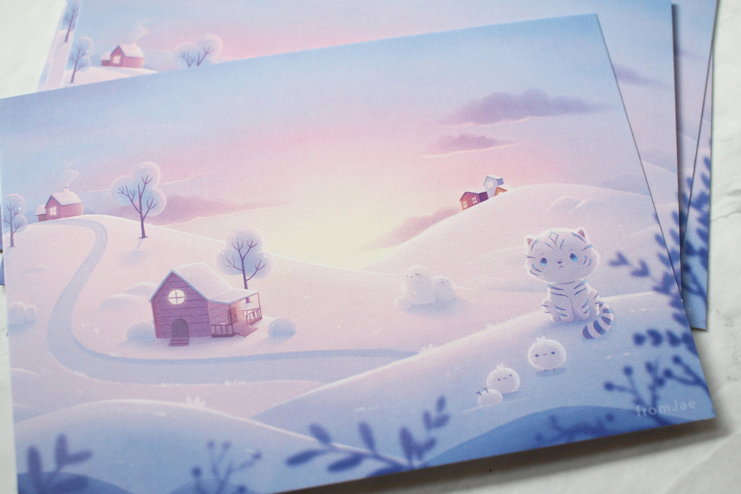 Snow Cub's Playground A6 (Postcard-sized) Prints