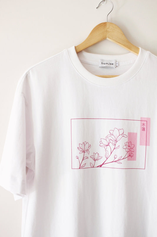 Lily Magnolia Deluxe Oversized T-shirts ( Unisex Sizes S - 3XL)