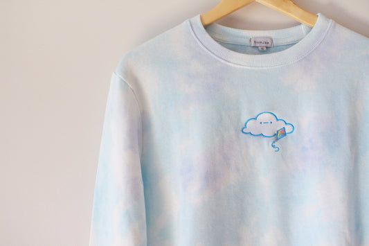 Chill Cloud Tie Dye Women's Sweatshirt