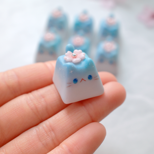 Kitty Keycaps - Dawn Sakura