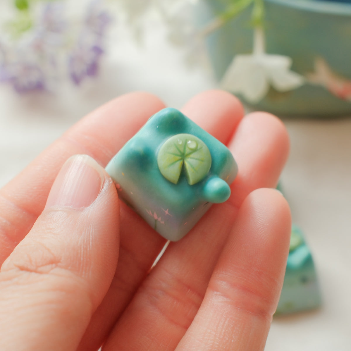 Kitty Keycaps - Lily Pads