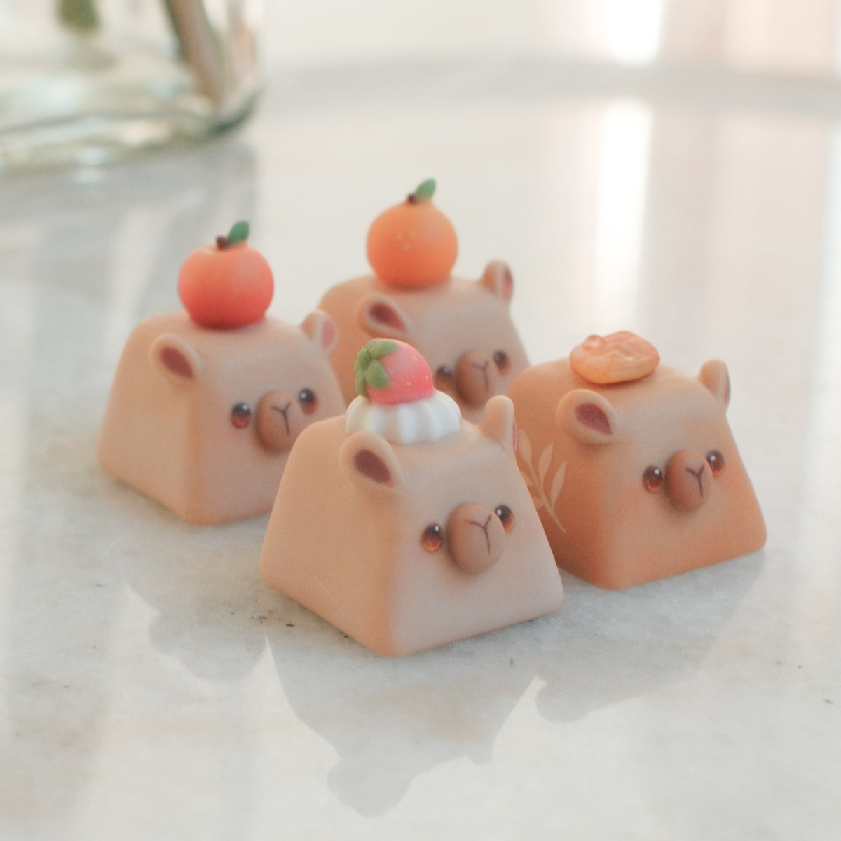 Capybara Keycaps - Autumn Treats