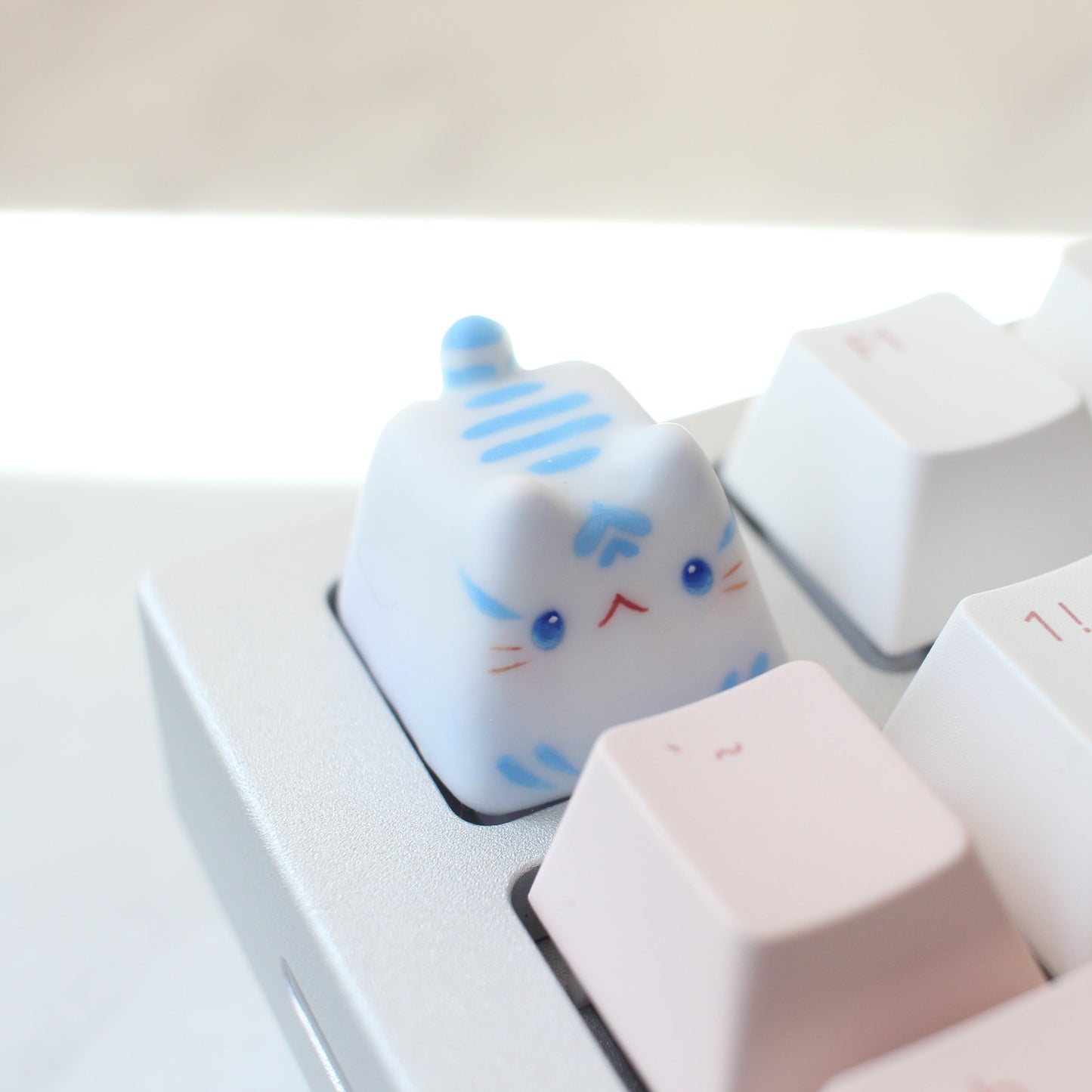 Kitty Keycaps - Albino Tigers