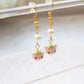 Strawberry Kitties Dangling Earrings