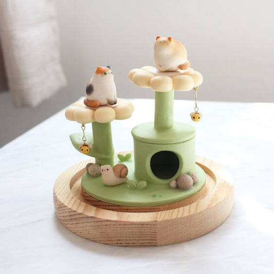 Cozy Bloom Mini Cat Tower