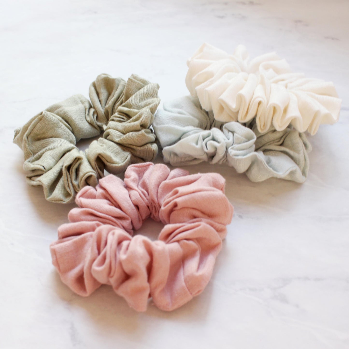 French Linen Scrunchies