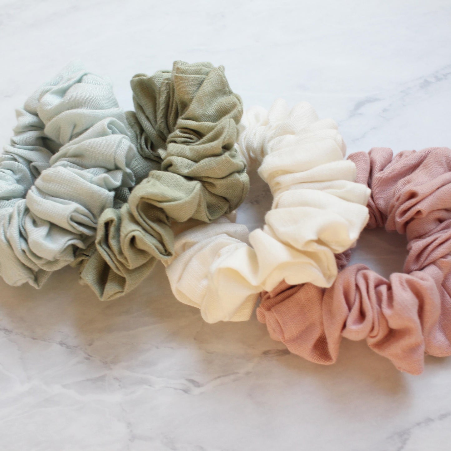 French Linen Scrunchies