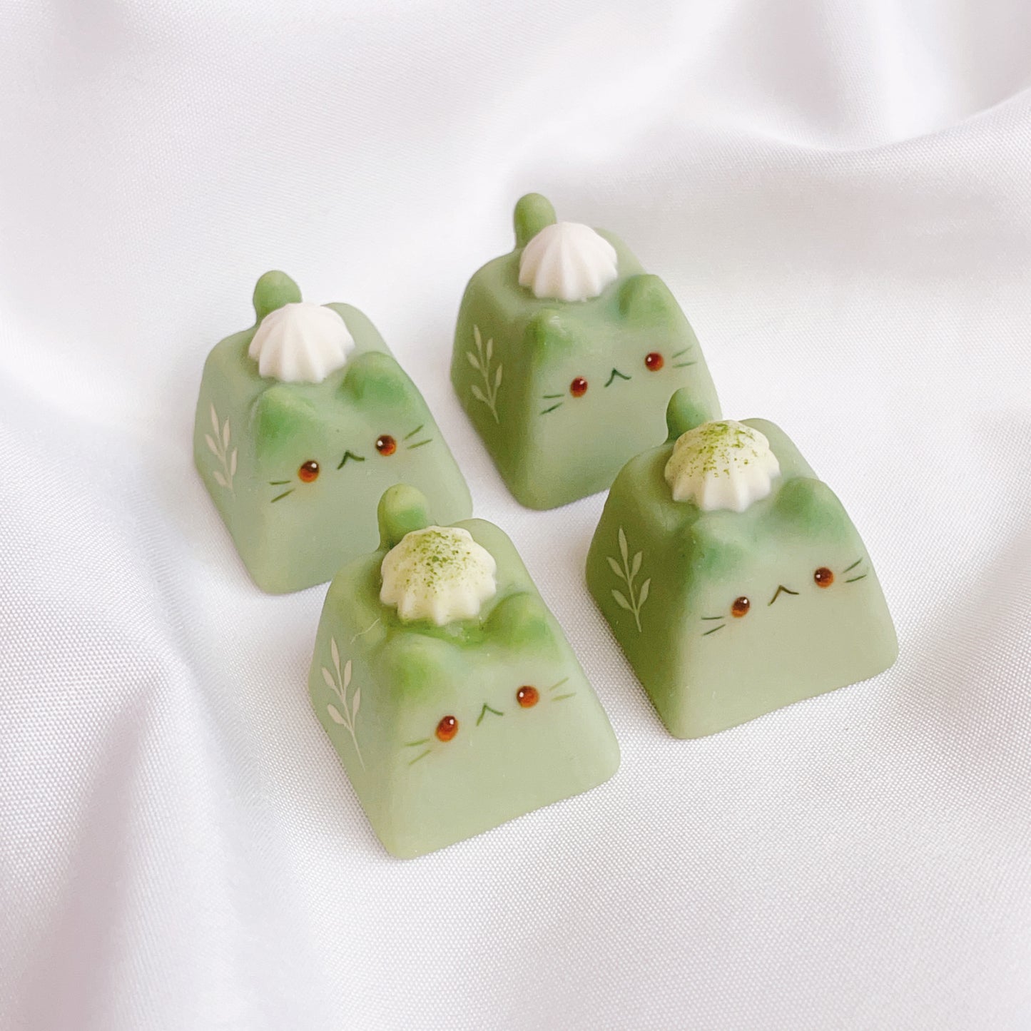 Kit-tea Keycaps - Matcha Frappe