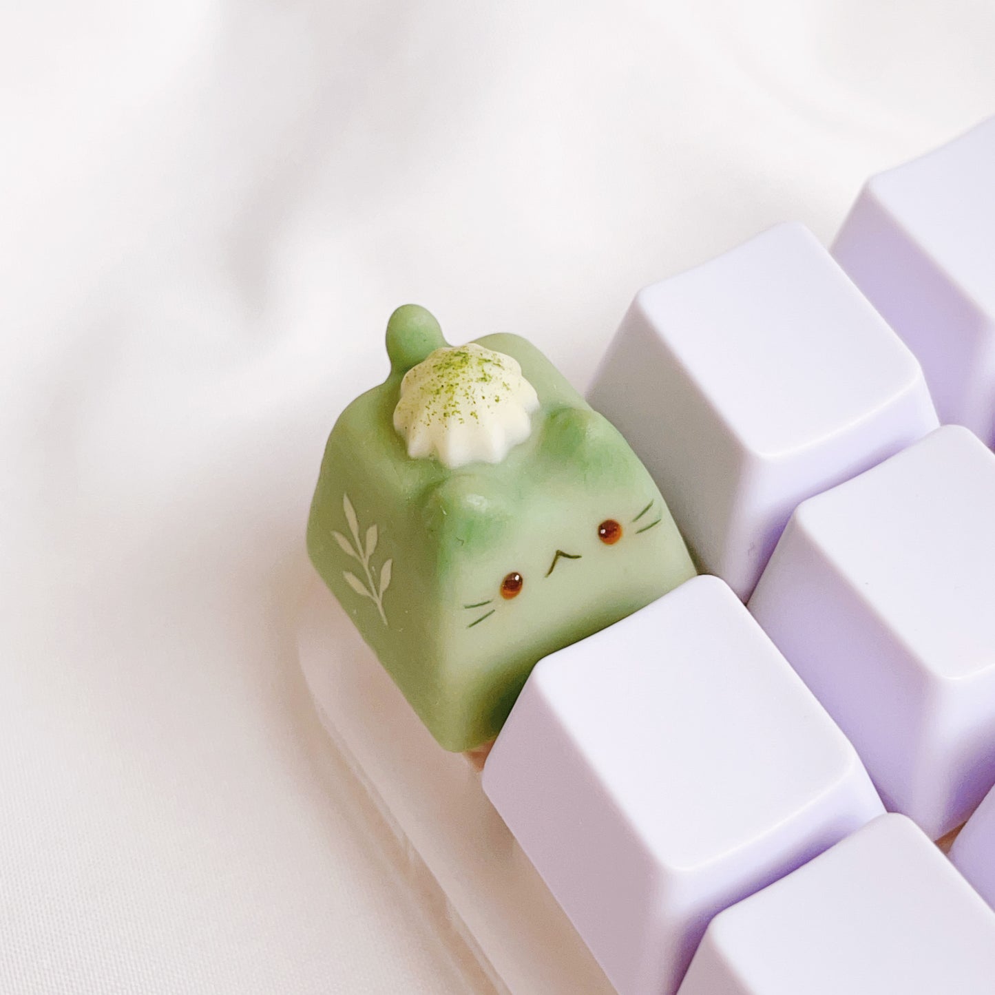 Kit-tea Keycaps - Matcha Frappe