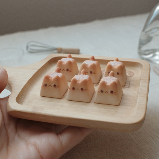 Kitty Keycap - Sugar Milk Bread