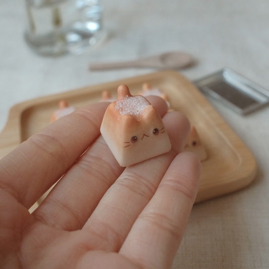 Kitty Keycap - Sugar Milk Bread