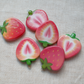 Strawberry Artisan Keychain (Silver & Gold)