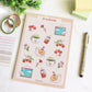 Cozy Garden Semi-transparent Sticker Sheet