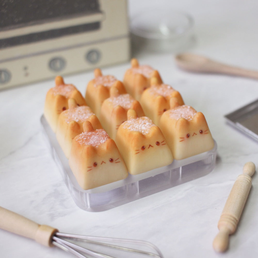 Kitty Keycap - Sugar Milk Bread