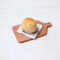 Catloaf Board Figurine- Blue Towel/ Cherry Wood