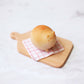 Catloaf Board Figurine - Red Towel/ Maple Wood