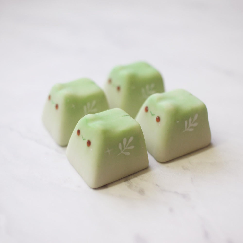 Froggo Keycaps - Green Tea Mochi Froggos