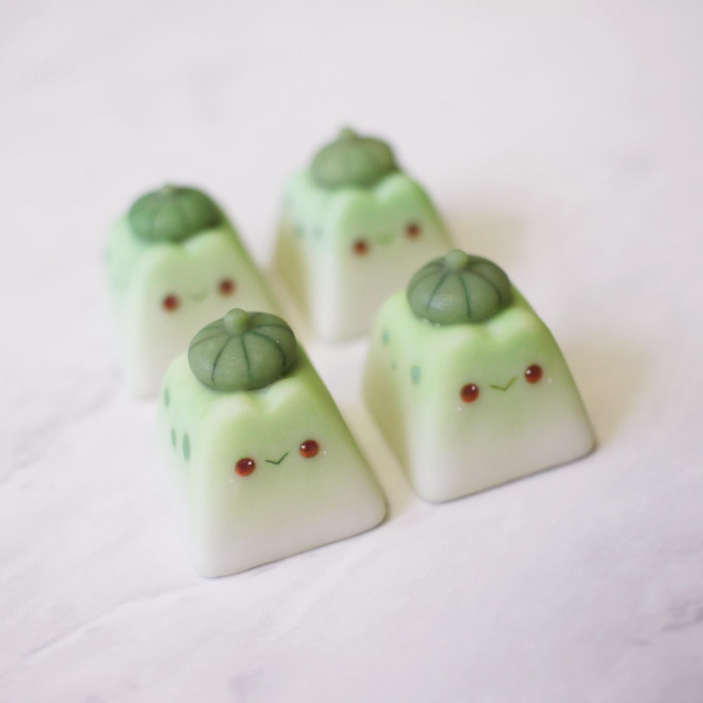 Froggo Keycaps - Green Pumpkin Beret