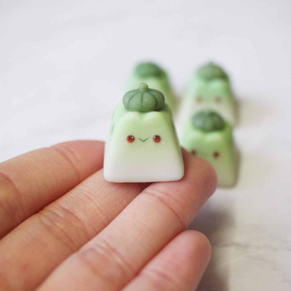 Froggo Keycaps - Green Pumpkin Beret