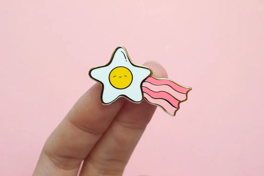 Intergalactreat: Starry Side Up - Hard Enamel Pin