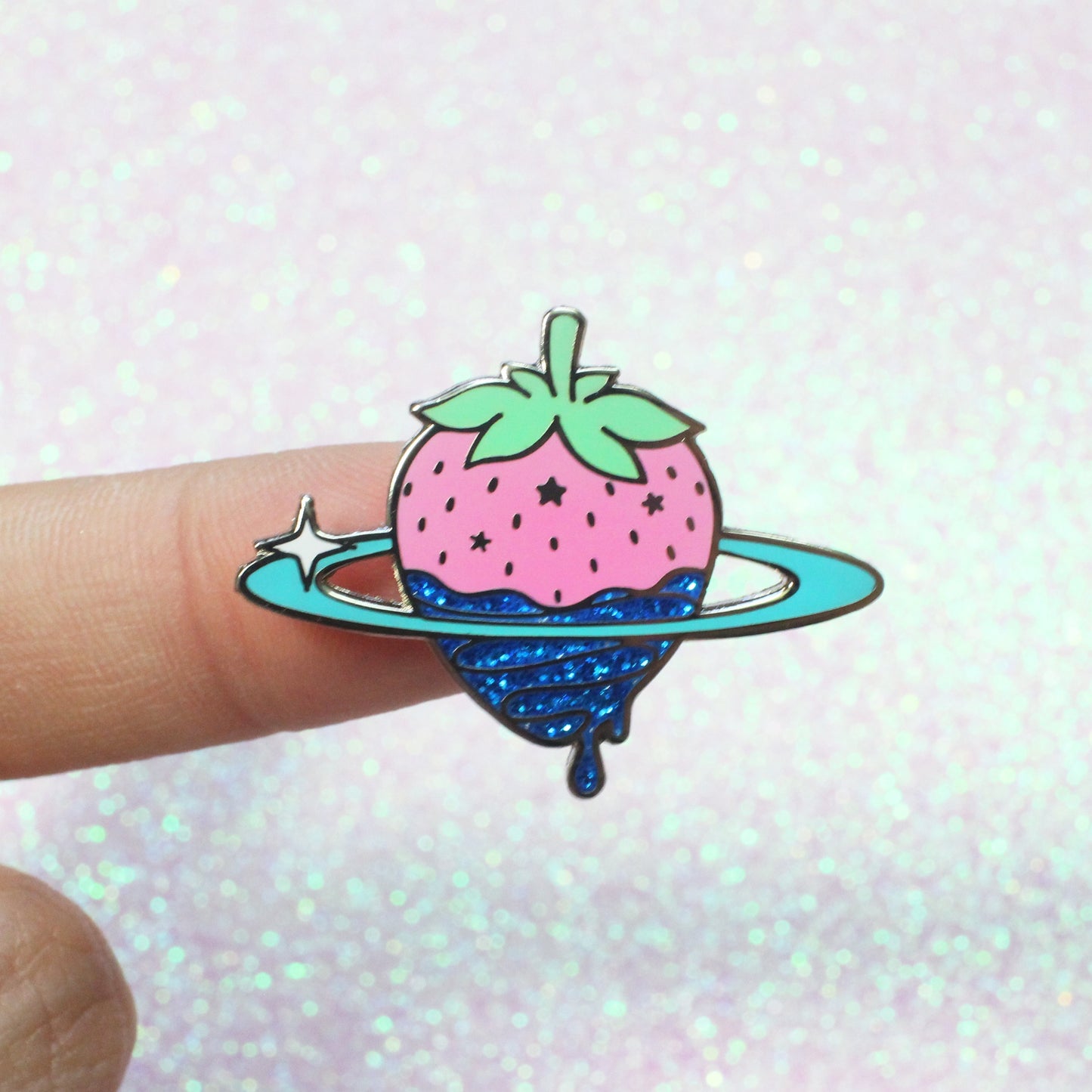 Intergalactreat: Star-dipped Berry - Hard Enamel Pin