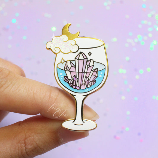 Intergalactreat: Crystalline Water - Hard Enamel Pin