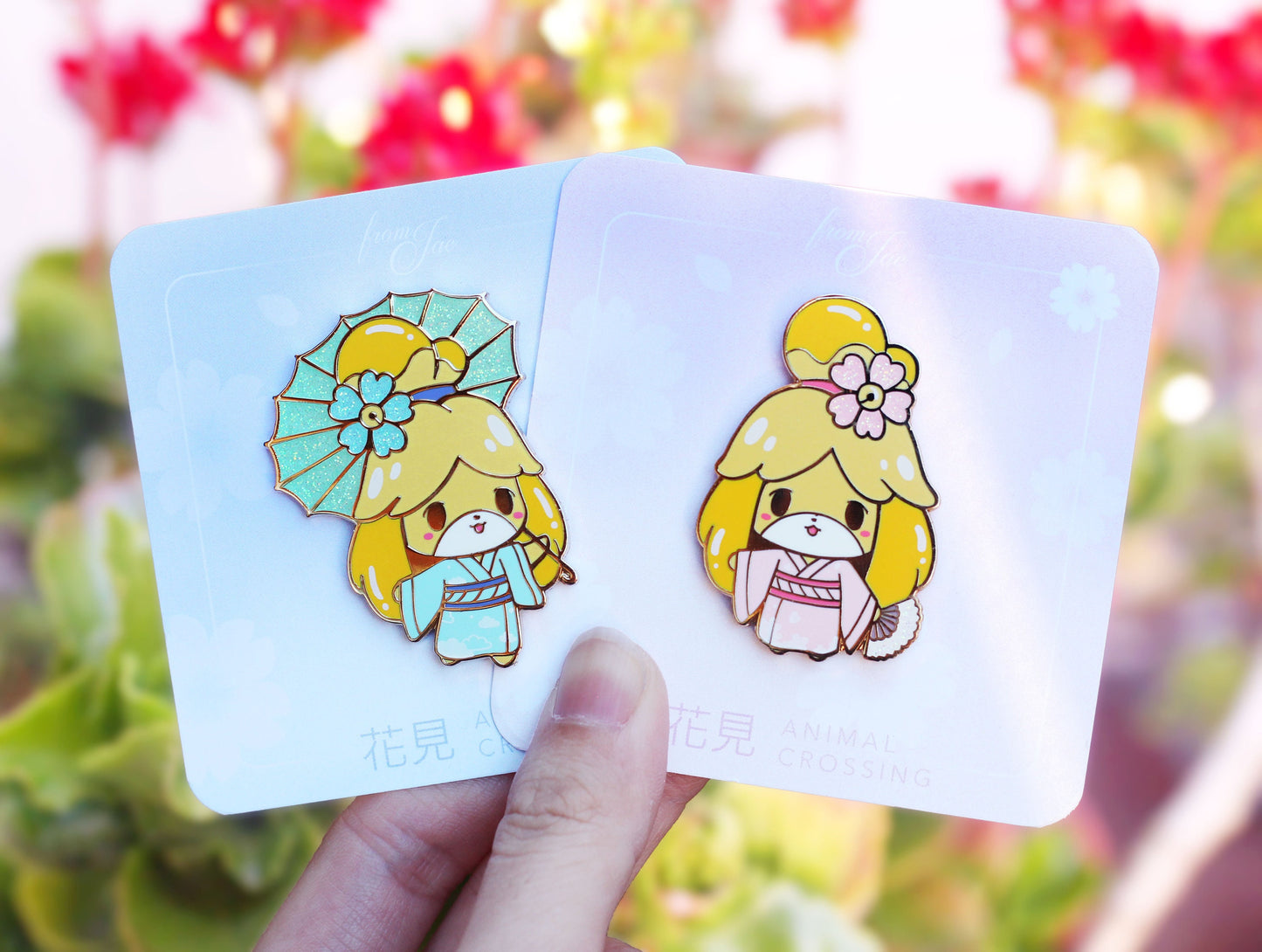 Animal Crossing Hanami - Pink Kimono Isabelle