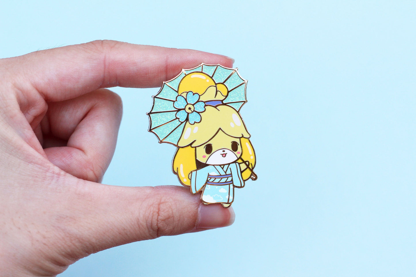 Animal Crossing Hanami - Blue Kimono Isabelle