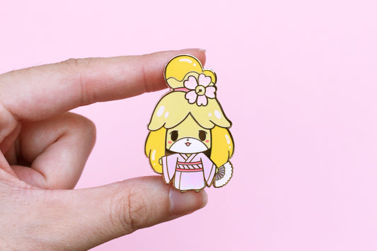 Animal Crossing Hanami - Pink Kimono Isabelle